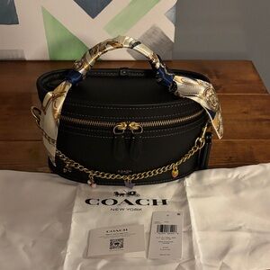 NWT Coach Trail Bag in Black